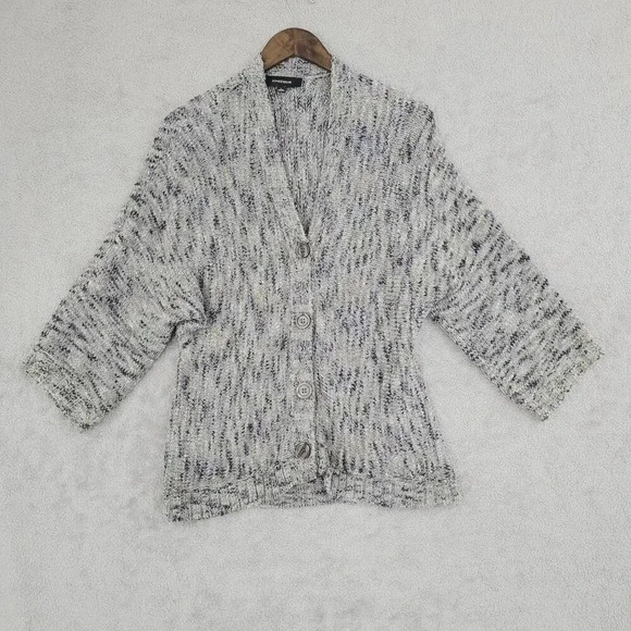 Jones Wear Womens L Textured Knit Cardigan Sweater  6PT - Picture 1 of 8